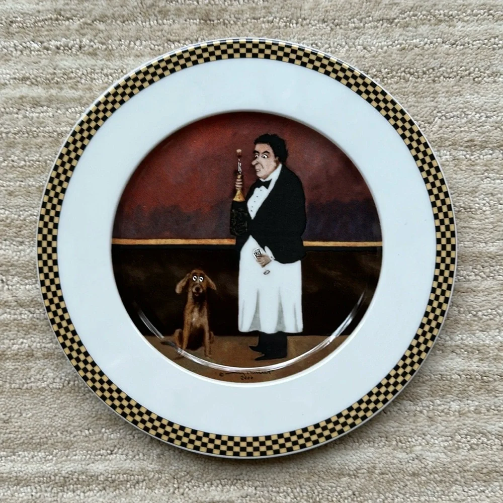 Set of 4 Plates GUY BUFFET French “Waiter Suite” Salad | Dessert | Lunch
